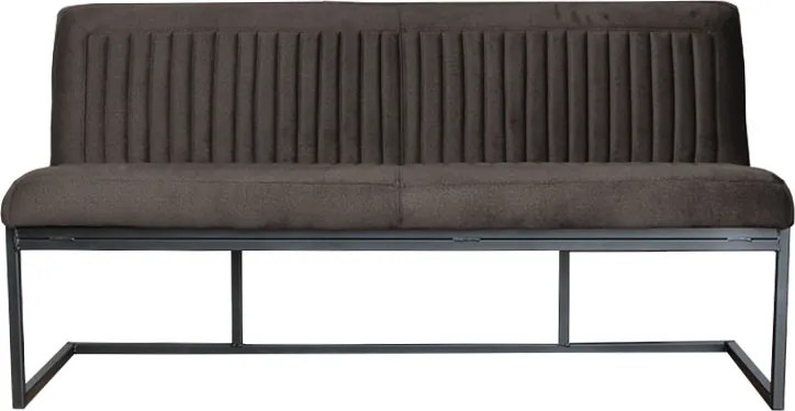 Eetkamerbank - Lara - stof Element antraciet 02 - 160 cm