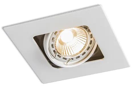 Smart inbouwspot wit incl. WiFi GU10 kantelbaar - Artemis Design GU10 vierkant Binnenverlichting Lamp