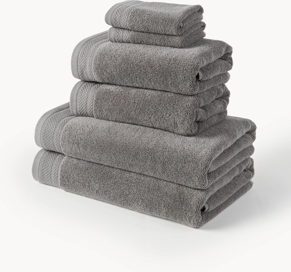 Handdoekenset Premium van biokatoen, in verschillende setgroottes