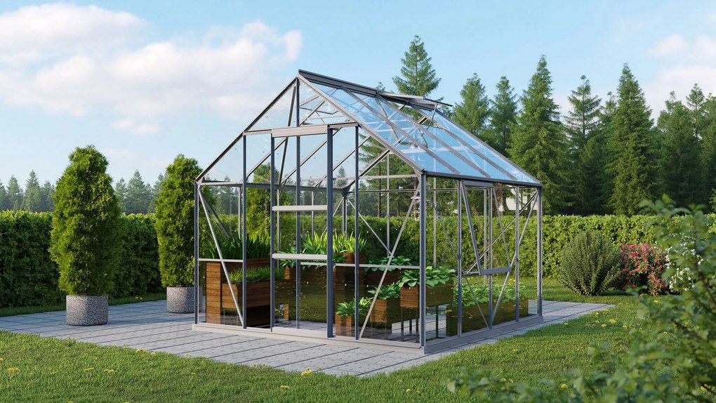 Vitavia Meridian 1 serre - 6,7m² - Aluminium