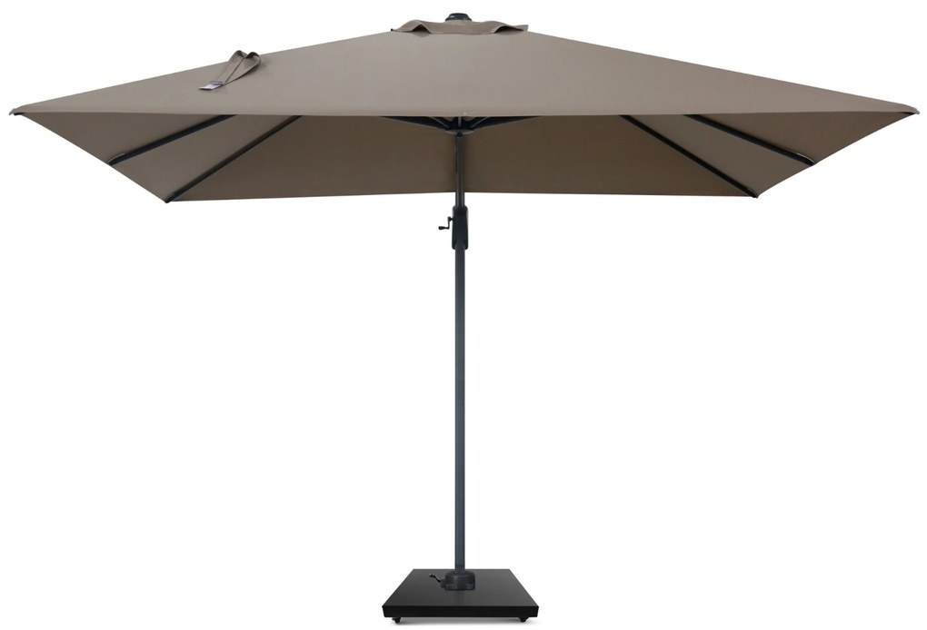 Zweefparasol 3x3m S1 (excl. voet) Taupe-naturel-bruin Camello Diego