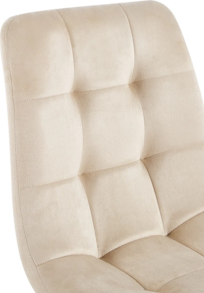 Set 4 Stuhl Fluwelen Stoelen