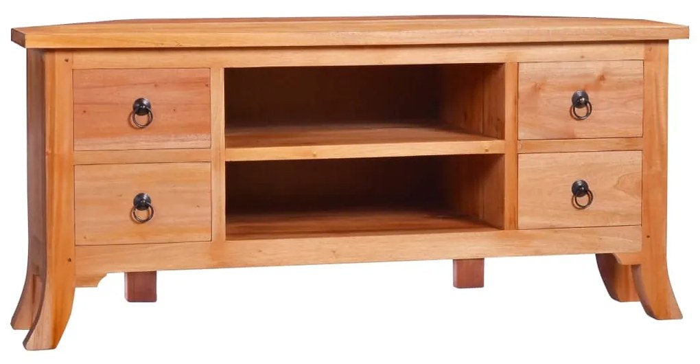 vidaXL Tv-meubel 100x40x45 cm massief mahoniehout