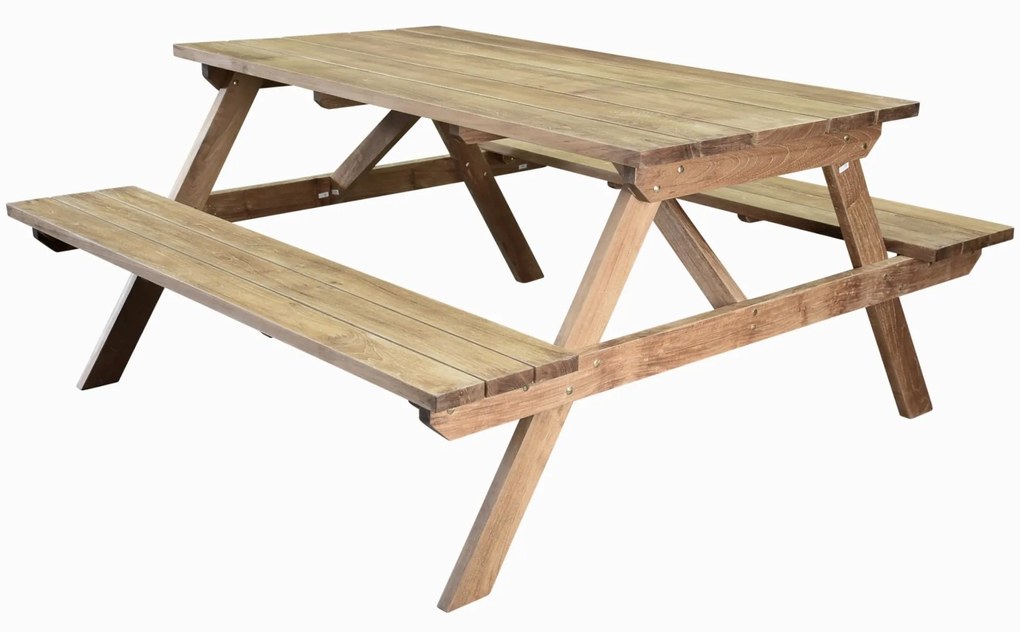 Picknicktafel 150x165cm teakhout