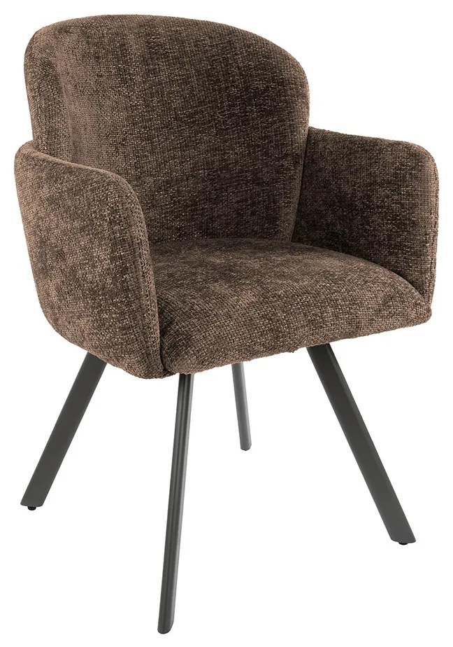 Draaibare Eetkamerstoel Bruin