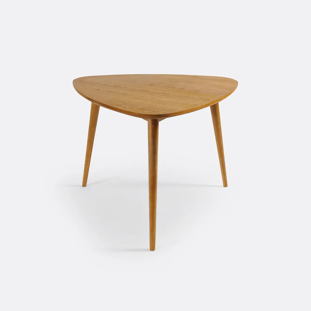 Eettafel in eikenhout en fineer, 3 personen, Quilda