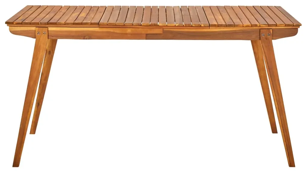 vidaXL Tuintafel 150x90x75 cm massief acaciahout