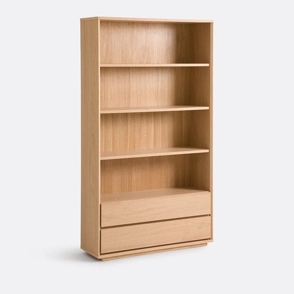 Boekenkast met 4 nissen en 2 lades, Norrem