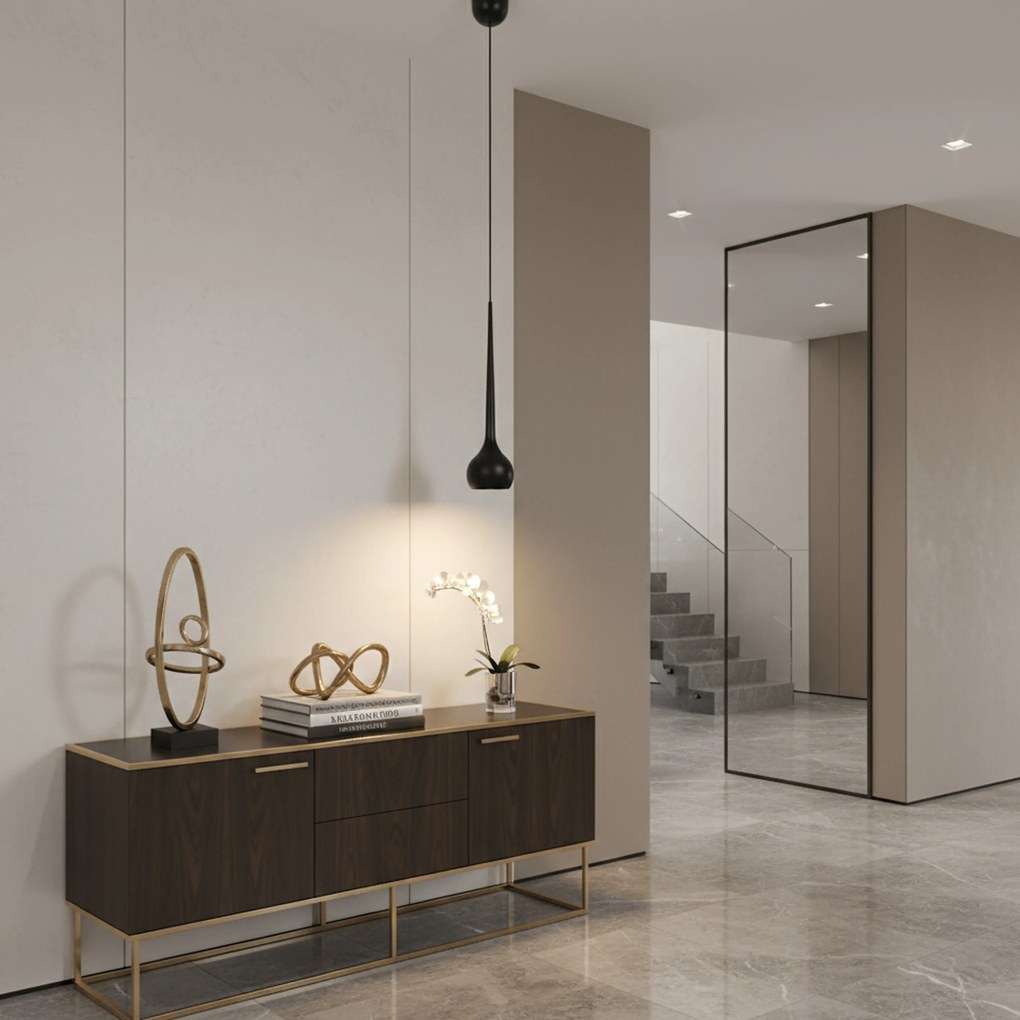 Lynea Hanglamp Zwart Ø7.5cm