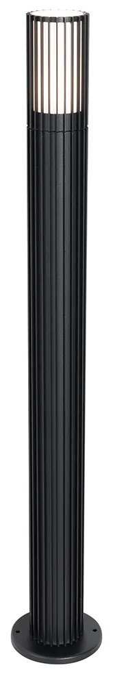 Smart buiten paaltje zwart 80 cm IP44 RGBW incl. GU10 50mm- Boris