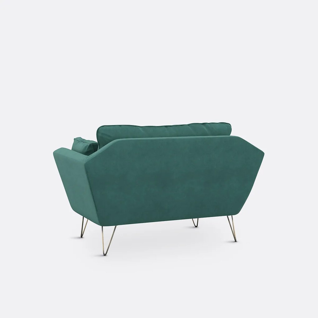 Fauteuil XL in fluweel Topim