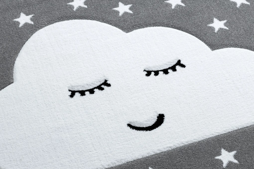 Tapijt PETIT CLOUD WOLKJE Sterretje grijskleuring