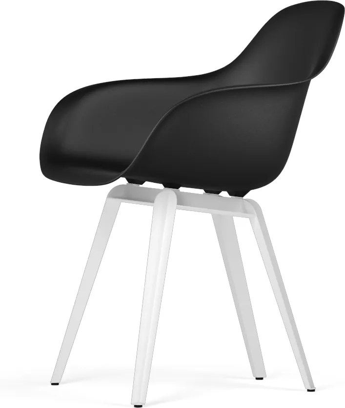 Kubikoff Slice stoel - V9 Armshell - Wit onderstel -