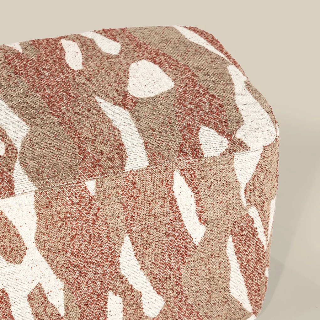 Halbank Grafische Print Rood