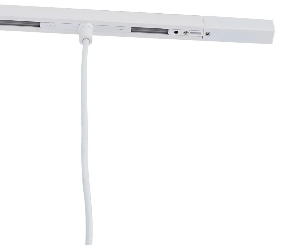 Modern railsysteem met 3 hanglampen beige met wit 1-fase - Slimline Keno G9 Binnenverlichting Lamp