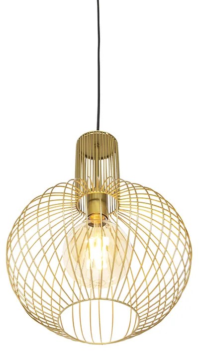 Design hanglamp goud - Wire Bake