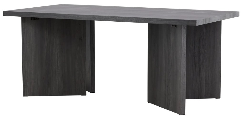 Jörn Eettafel - Bas - Fineer Wood Look - Zwart - 180x90 cm - Jorn