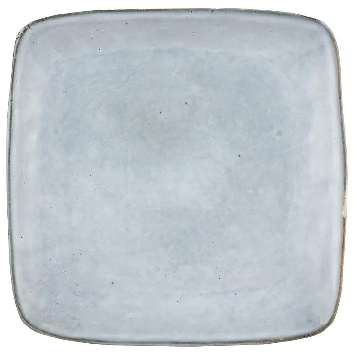 Vierkant bord Toscane - blauw - 25 cm