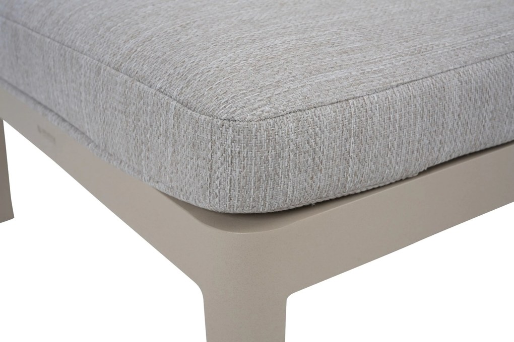 Lifestyle Garden Furniture Mateo Ligbed Met Kussen Loft/earth Aluminium Taupe