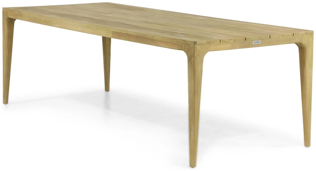 Tuinset 6 personen 240 cm Aluminium/rope Taupe Santika Furniture Santika