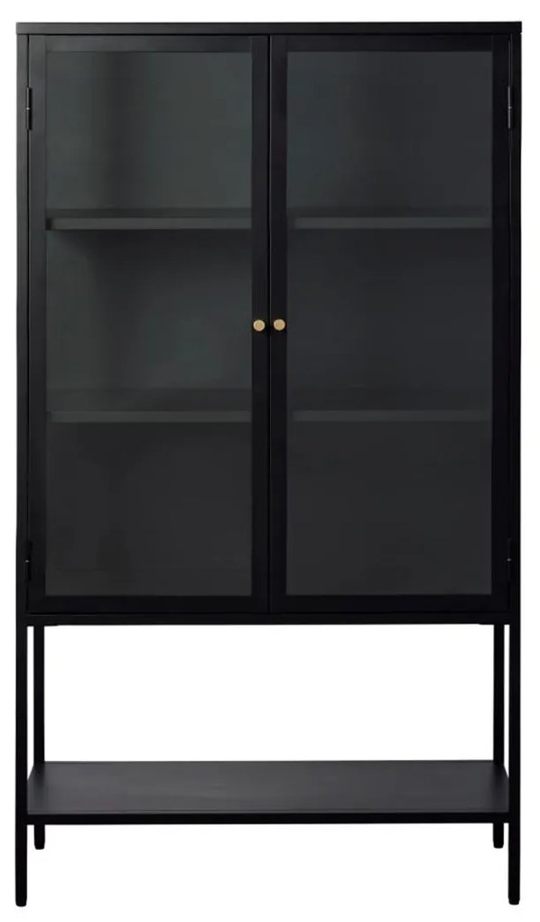 Zwarte Kast Op Hoge Poten - 90x40x160cm.
