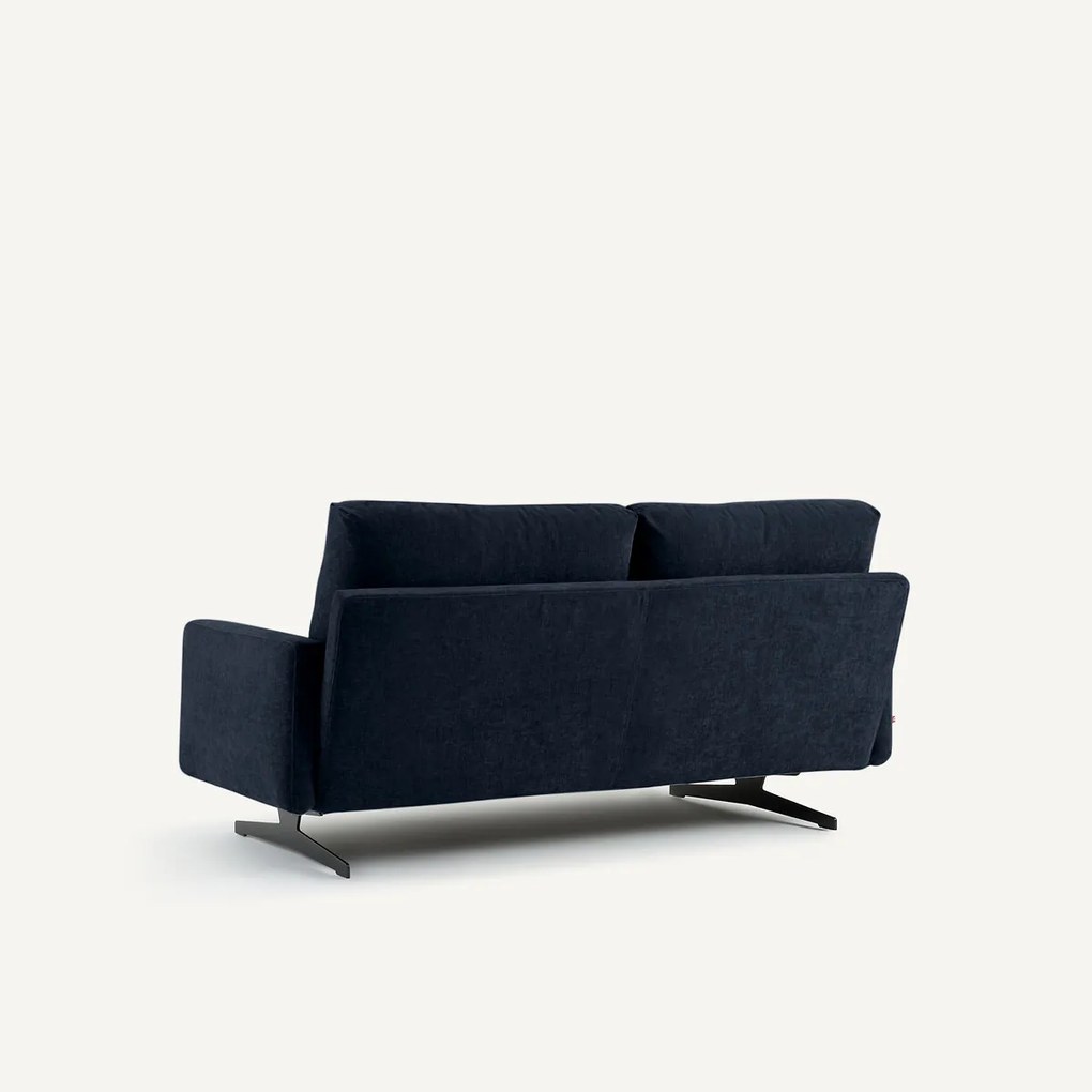 2-zitsbank in chenille fluweel, Delicato