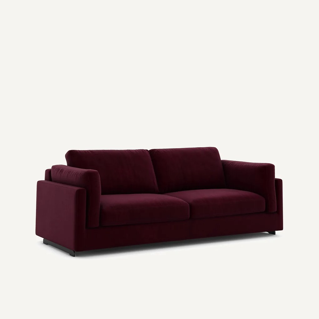 Omvormbare bank in fluweel, César