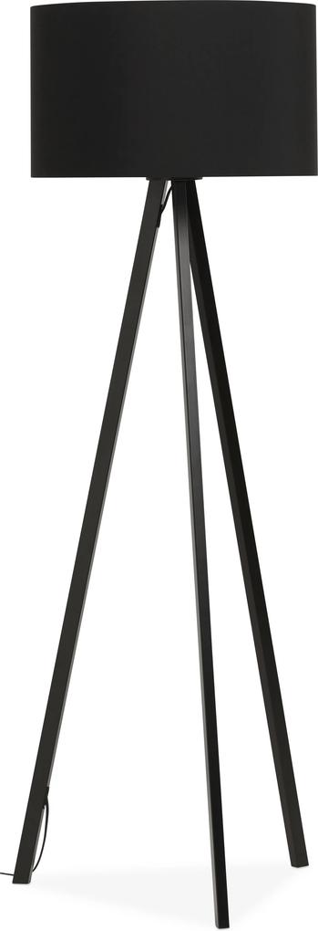 Kokoon Design vloerlamp 'Trivet', kleur Zwart/Zwart
