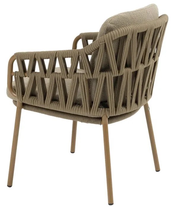 4 Seasons Outdoor Biarritz tuinstoel amber Tuinstoel beige weerbestendig