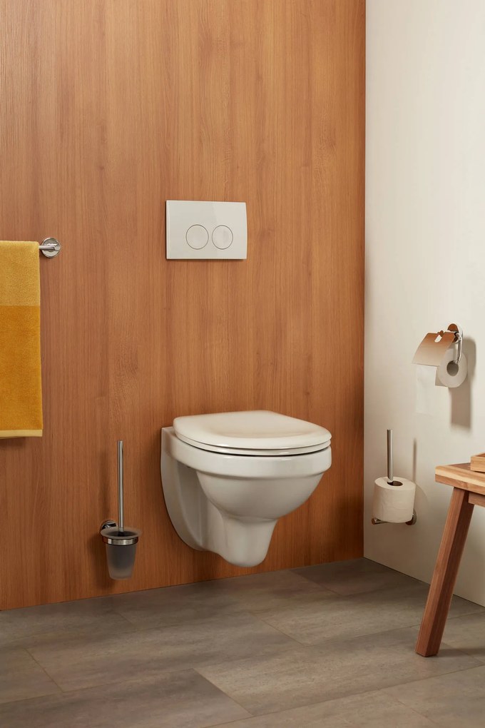 Haceka Kosmos Closetborstelgarnituur 11,4x15,2x38,4 cm Chroom
