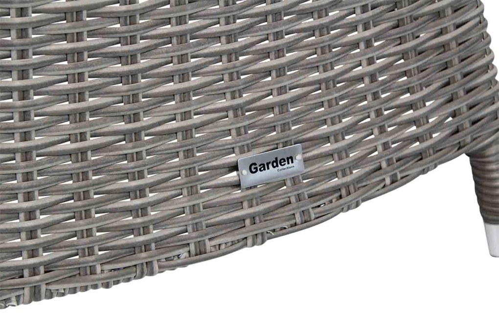 Bistroset 1 persoon  Wicker Grijs Garden Collections Lincoln