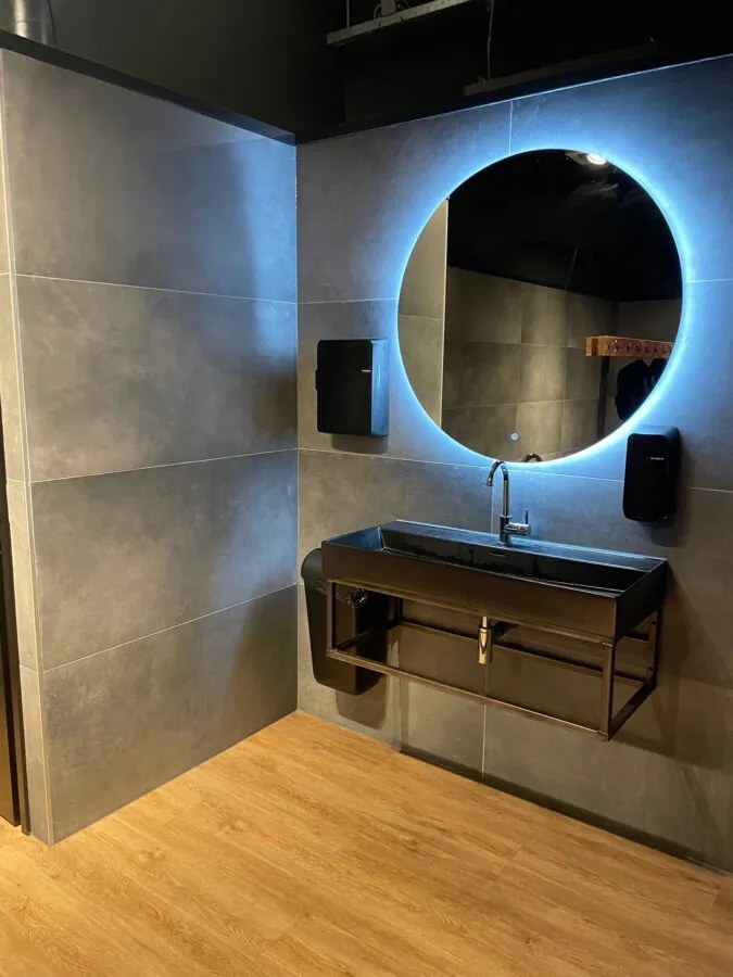 Vloertegel 60x120 Cm Betonlook Antraciet DC90