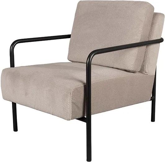 Lounge Chair X-bang zwart-licht grijs
