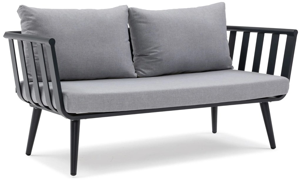Stoel en Bank Loungeset 5 personen Aluminium Grijs De Laan Projects