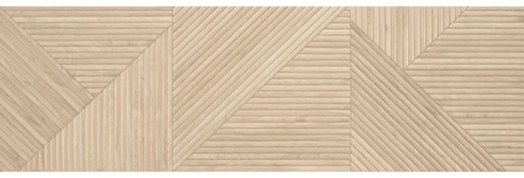 Valence Stripes decor wandtegel 32x100cm naturel
