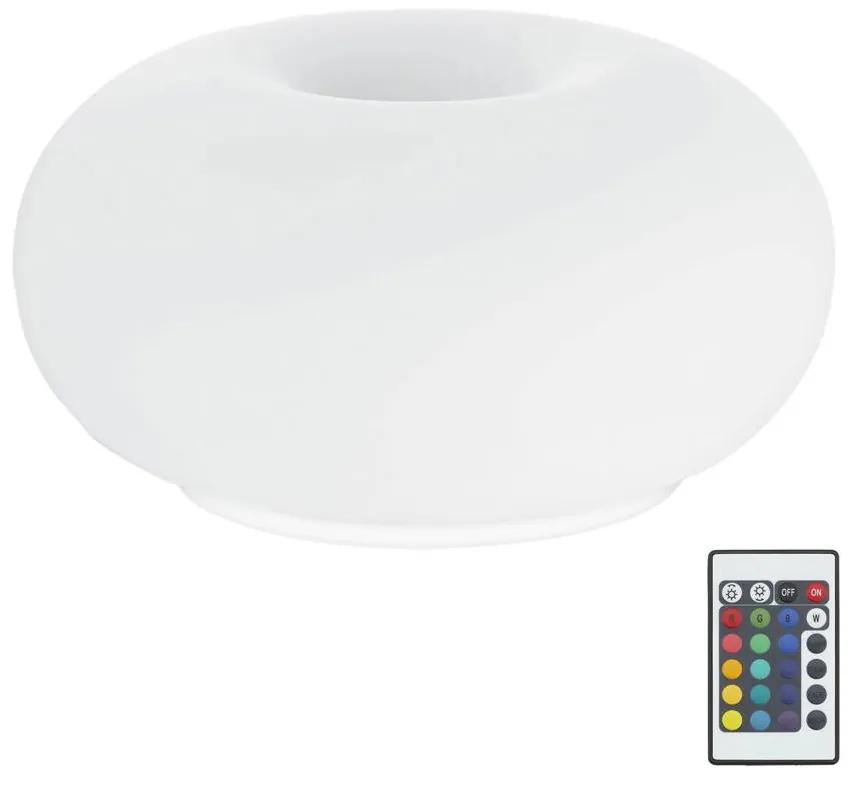 Eglo 75355 - LED RGB Tafellamp dimbaar OPTICA-C 2xE27/7,5W/230V