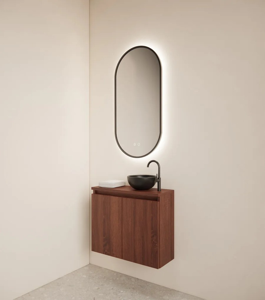 Gliss Design Echo toiletmeubel 60cm choco eiken