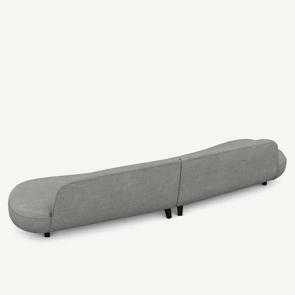 6-zits katoenen en linnen sofa, Rosebury, ontwerp Emmanuel Gallina