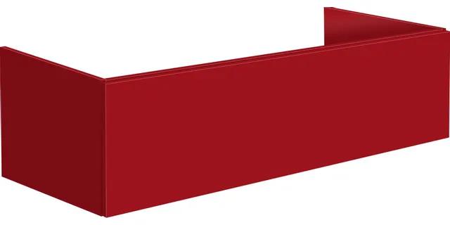 Royal plaza Intent onderkast 100x45x30cm met 1 lade robijn rood