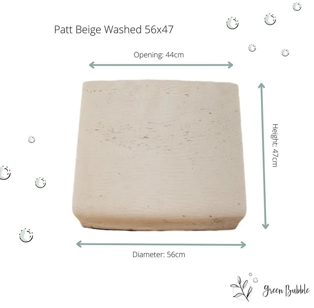 Pot Patt Beige Washed