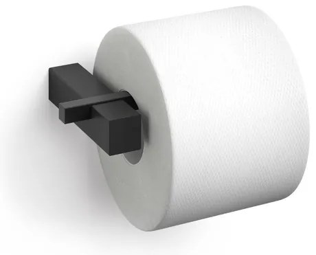 Zack Carvo Toiletrolhouder - zonder klep - zwart 40500