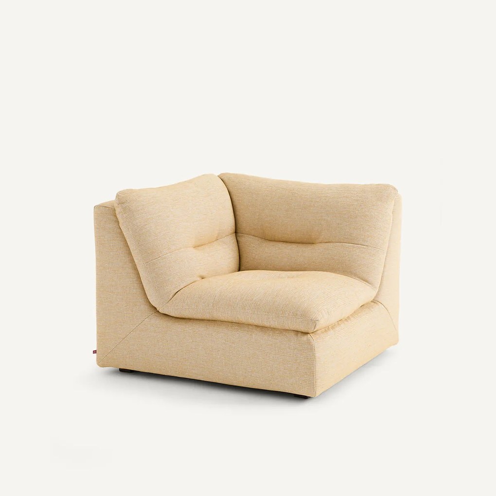 Modulaire 90° hoek in gerecycled katoen, GIULIANO