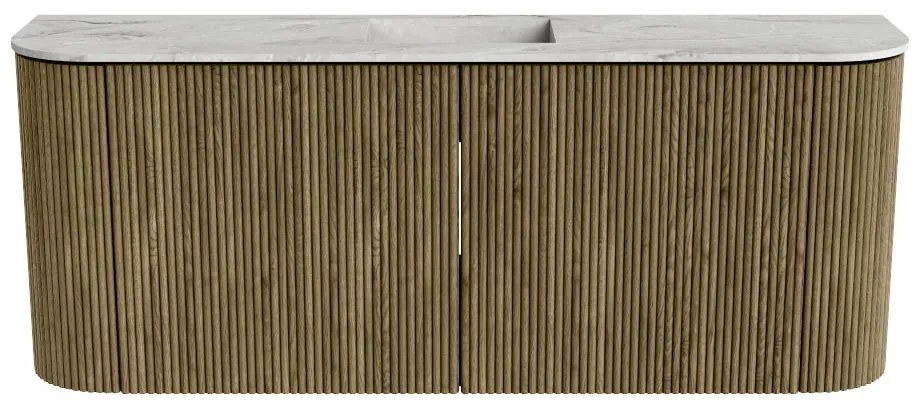 Mondiaz Joya DLux 105cm toiletmeubel ronding links/rechts dusk met wastafel faye midden 1 kraangat glace