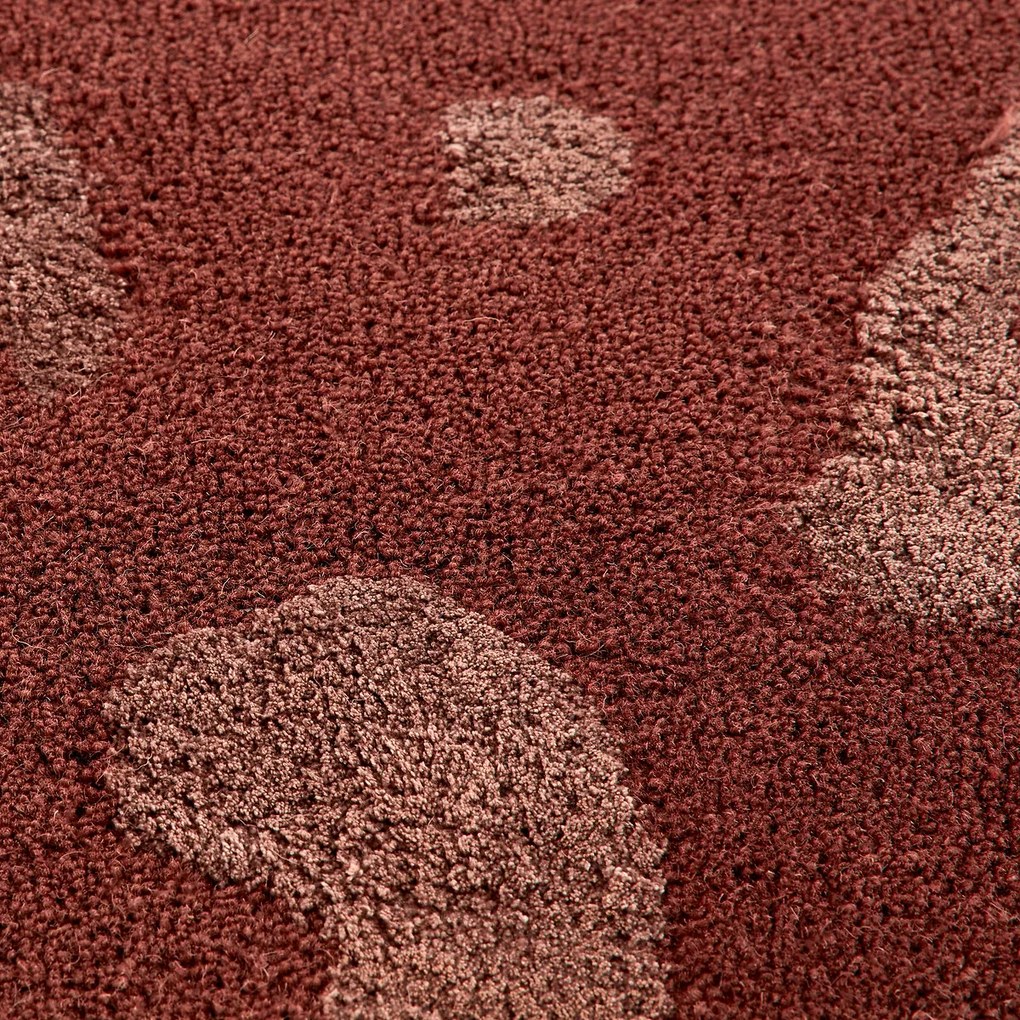 Vloerkleed in wol met luipaardprint, Thelma