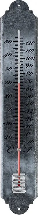 Esschert Design oud zink thermometer 50 cm