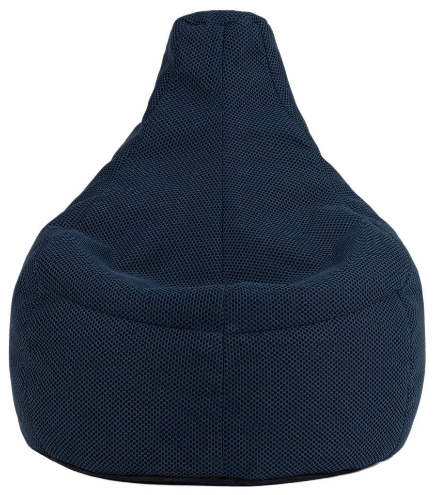 Icon Gaming Performance Mesh Recliner Bean Bag, Navy Blue