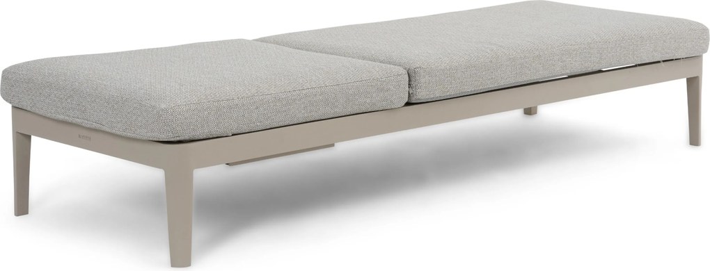 Lifestyle Garden Furniture Mateo Ligbed Met Kussen Loft/sandy Aluminium Taupe