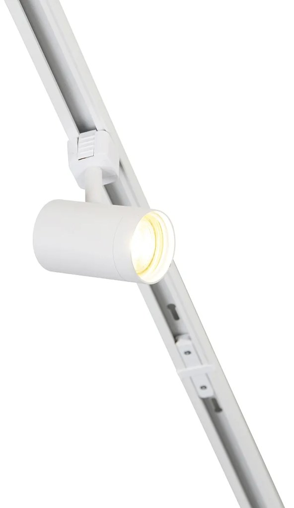 Smart 1-fase railsysteem met 14 Spot / Opbouwspot / Plafondspots wit incl. Wifi GU10 - Iconic Jeana Modern GU10 Binnenverlichting Lamp