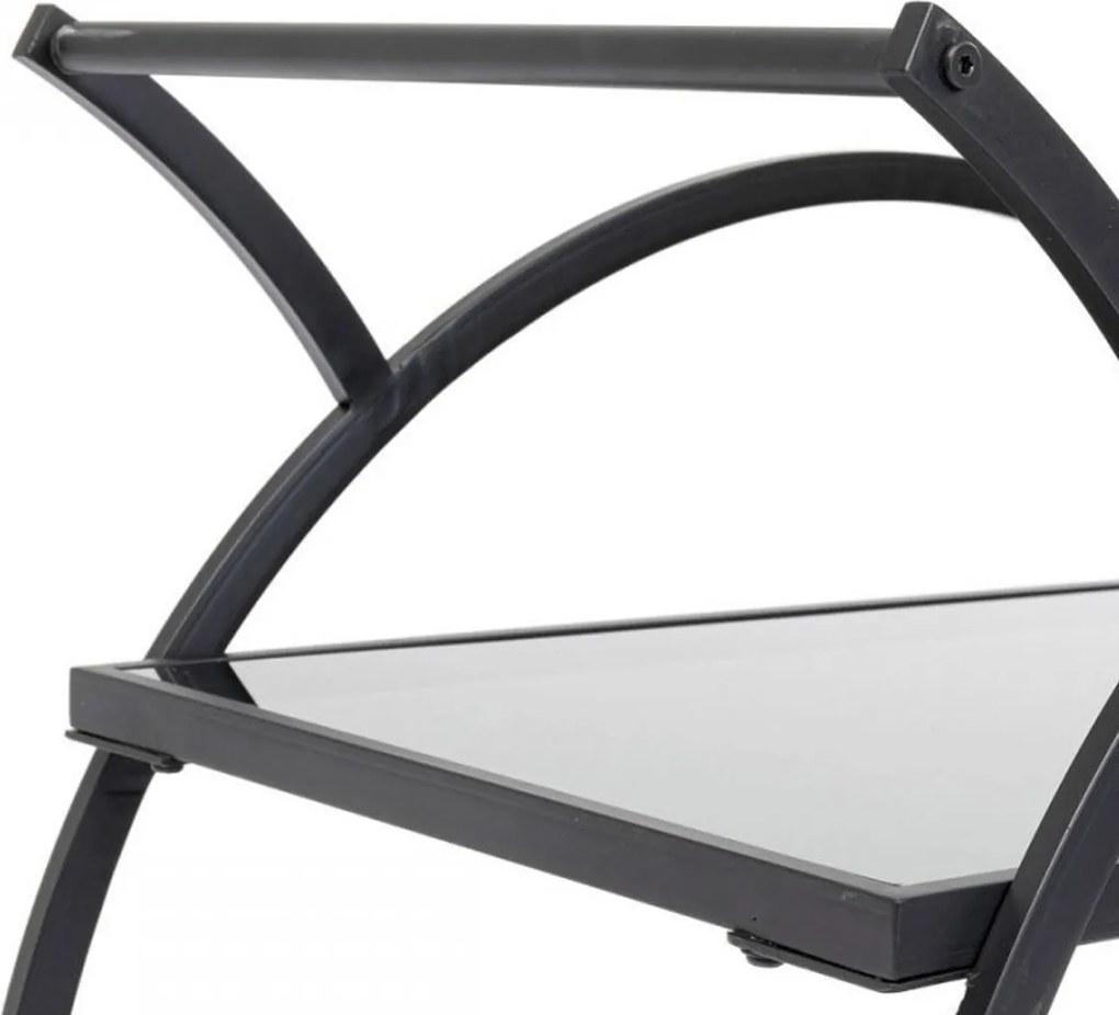 Ronde Design Trolley Zwart - 74 X 40cm.