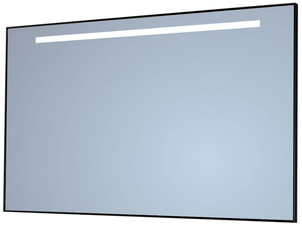 Sanicare Q mirror LED spiegel met zwarte omlijsting 120x70cm